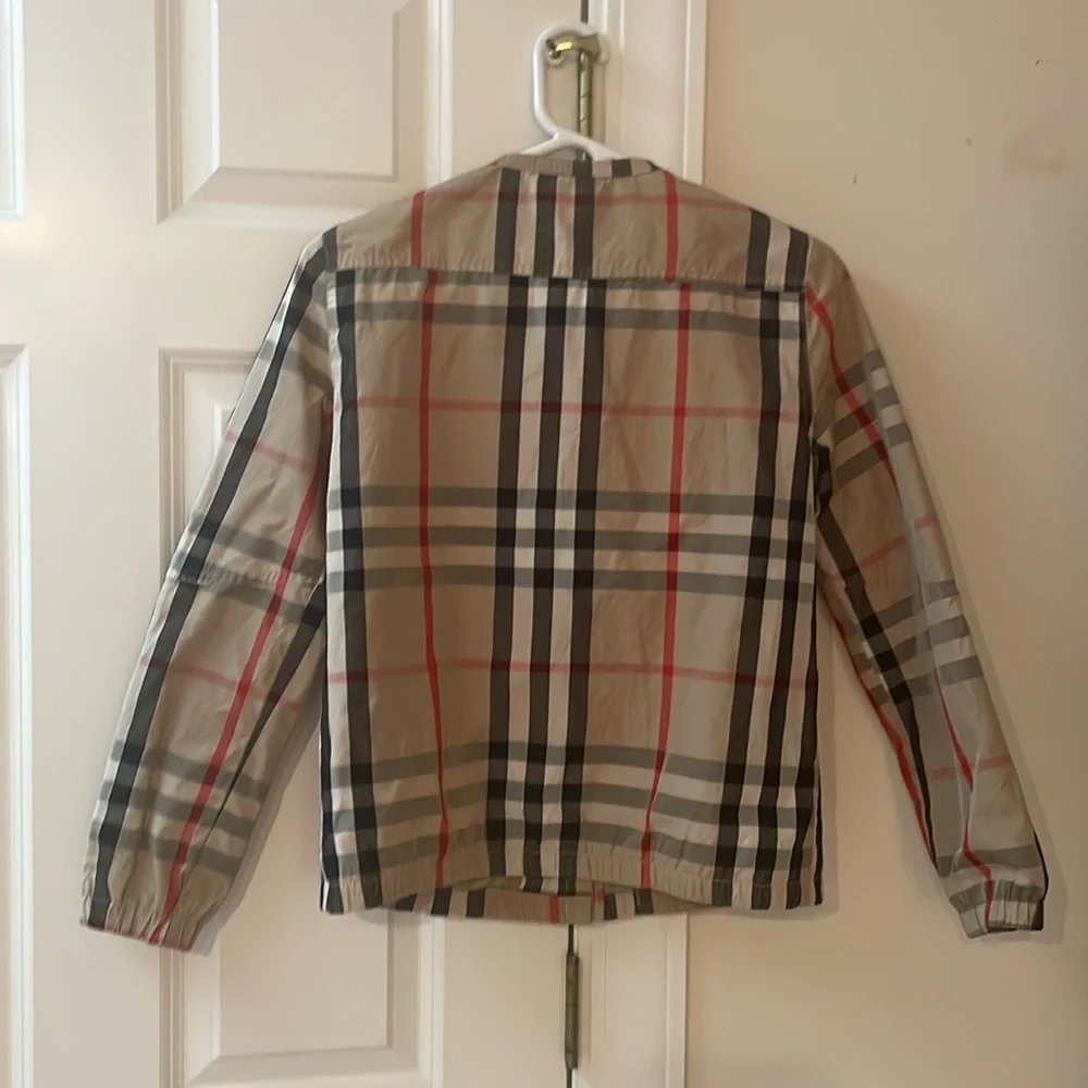 Burberry Tan Plaid Jacket - Picture 4 of 14